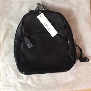 HESHE LEATHER BACKPACK